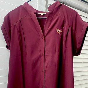 Virginia Tech dress shirt - UG apparel size M